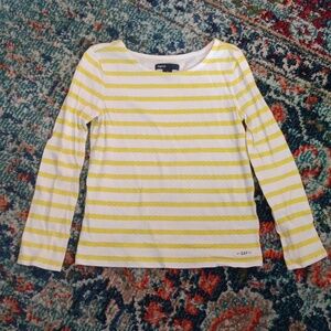 Gap striped long-sleeved top
